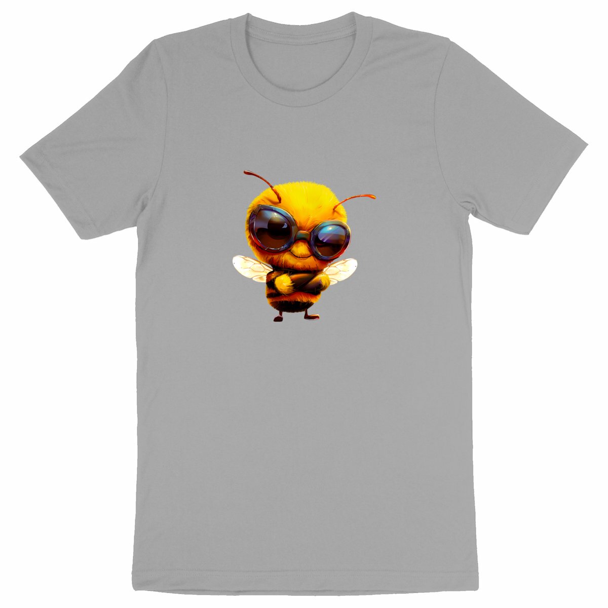 Cool Bee 2 Front T-shirt Homme à Col Rond