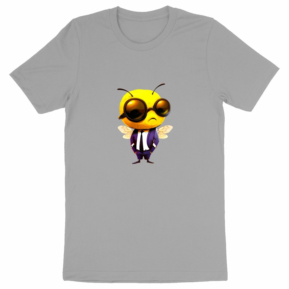 Dressed Up Bee 2 Front T-shirt Homme à Col Rond