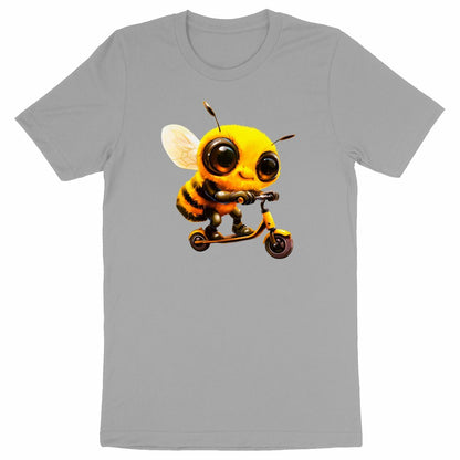 Scootering Bee Front T-shirt Homme à Col Rond