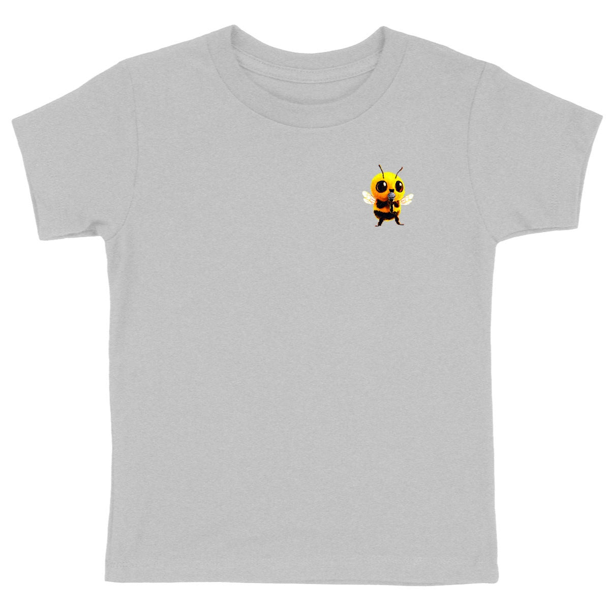 Singer Bee Logo T-shirt Enfant à Col Rond