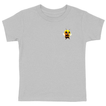 Singer Bee Logo T-shirt Enfant à Col Rond