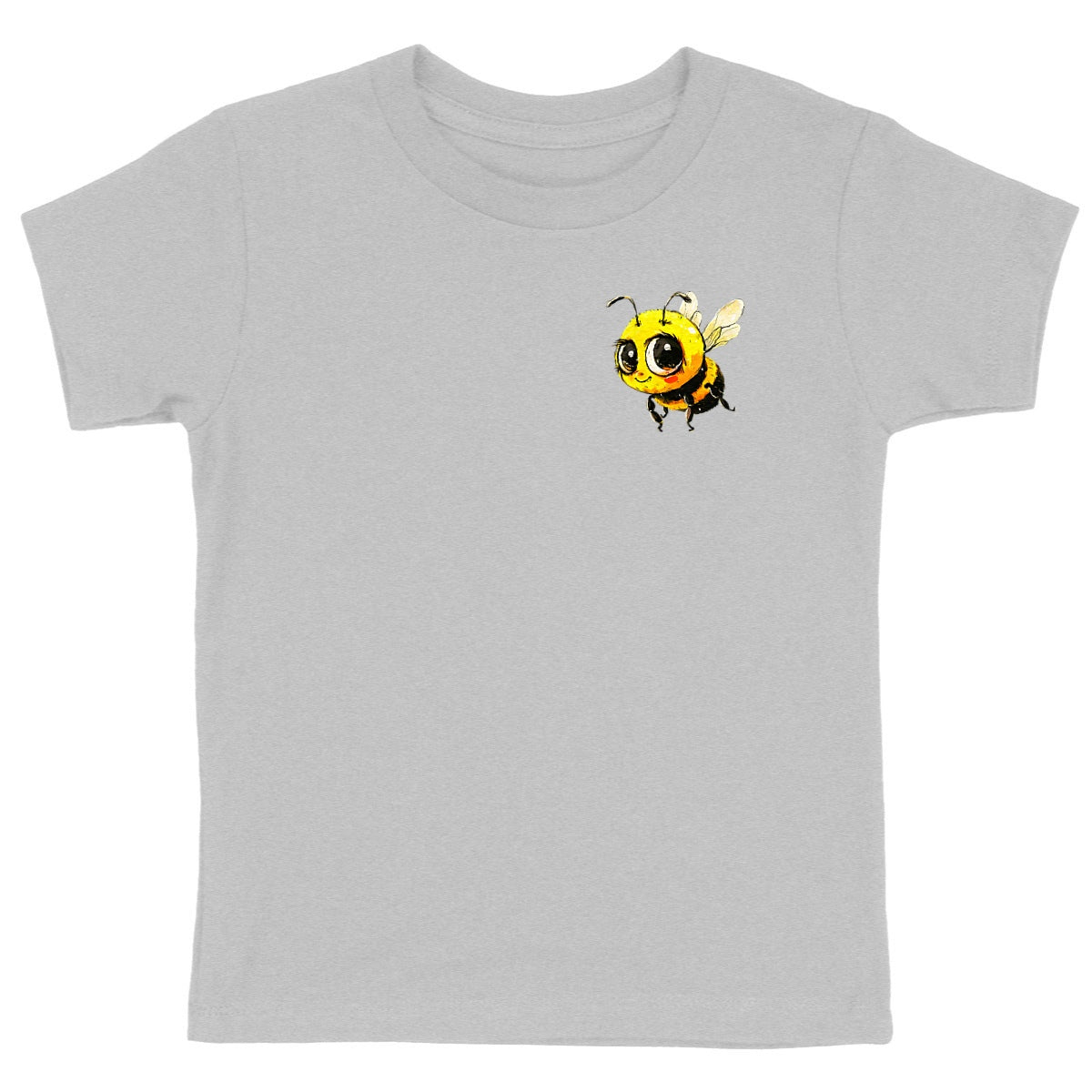 Cute Bee 4 Logo T-shirt Enfant à Col Rond