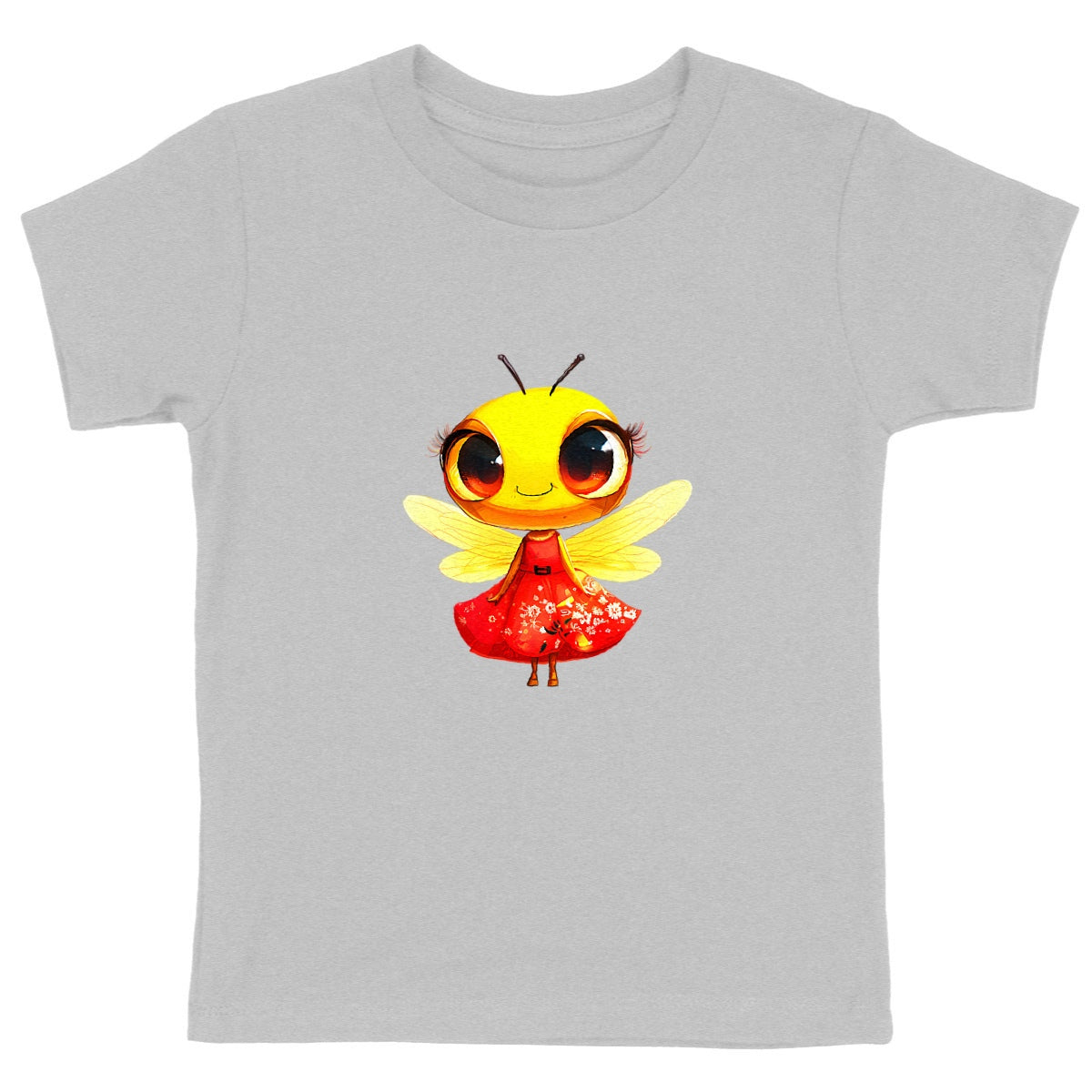 Dressed Up Bee 3 Front T-shirt Enfants à Col Rond