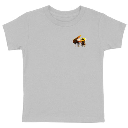 Piano Bee 1 Logo T-shirt Enfant à Col Rond