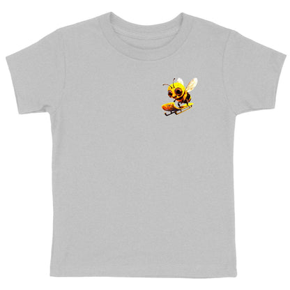 Sleeding Bee Logo T-shirt Enfant à Col Rond