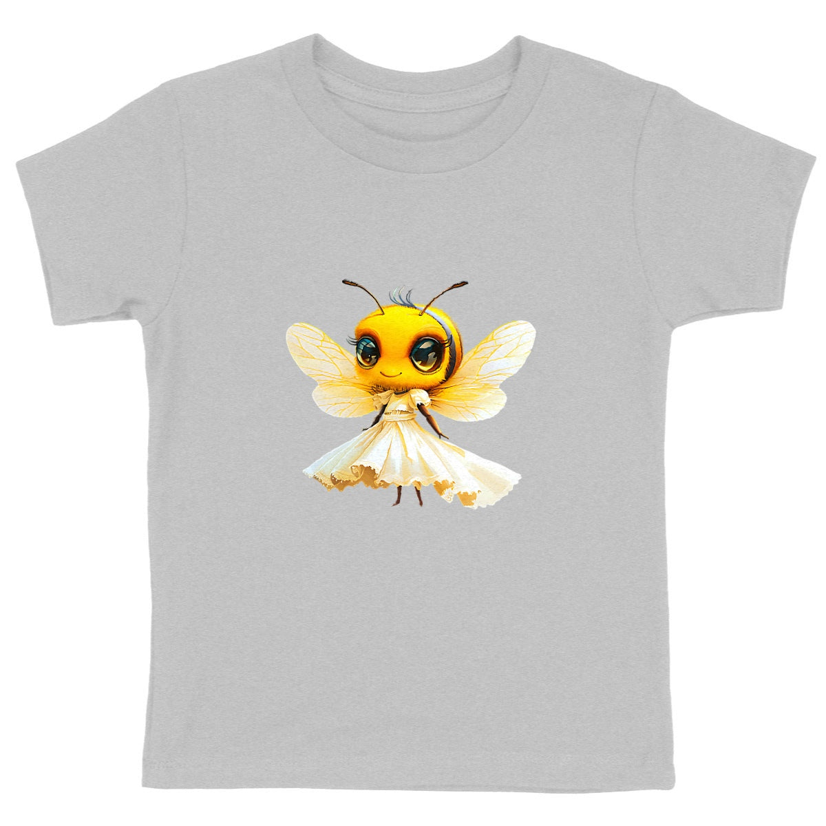 Dressed Up Bee 1 Front T-shirt Enfant à Col Rond