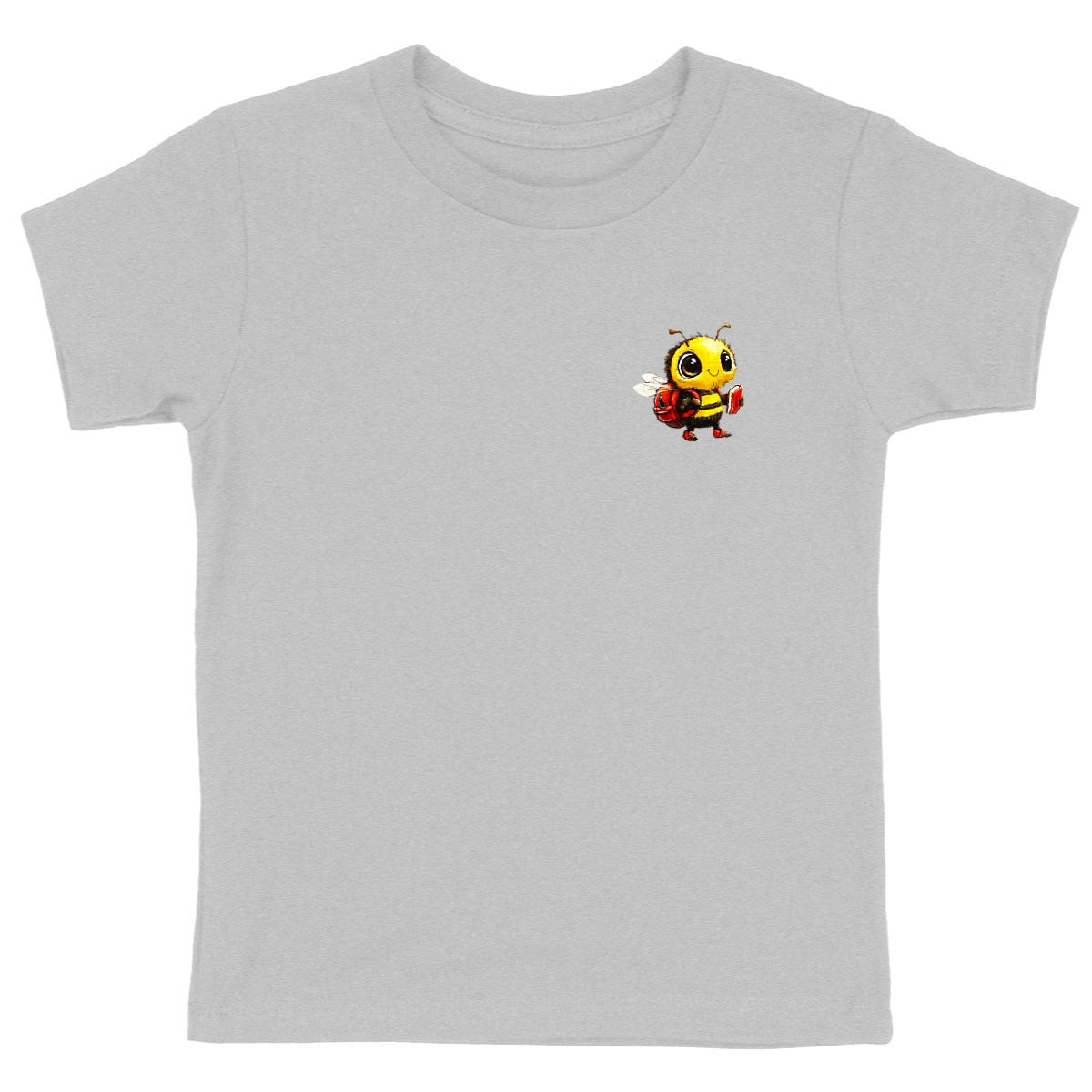 School Bee 2 Logo T-shirt Enfant à Col Rond