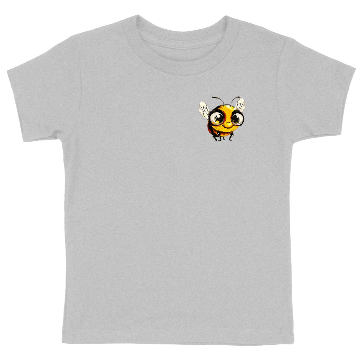 Cute Bee 2 Logo T-shirt Enfant à Col Rond