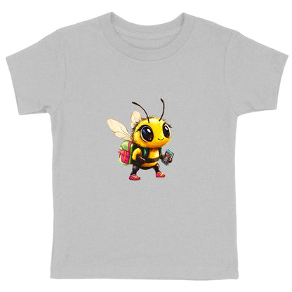 School Bee 1 Front T-shirt Enfant à Col Rond