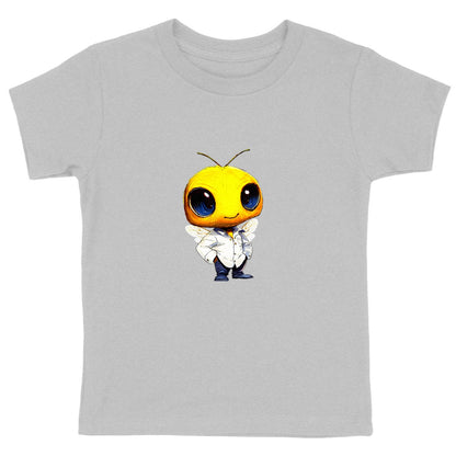 Dressed Up Bee 3 Front T-shirt Enfant à Col Rond