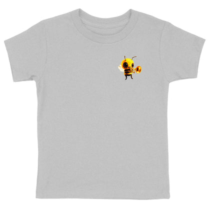 Trumpet Bee 1 Logo T-shirt Enfant à Col Rond