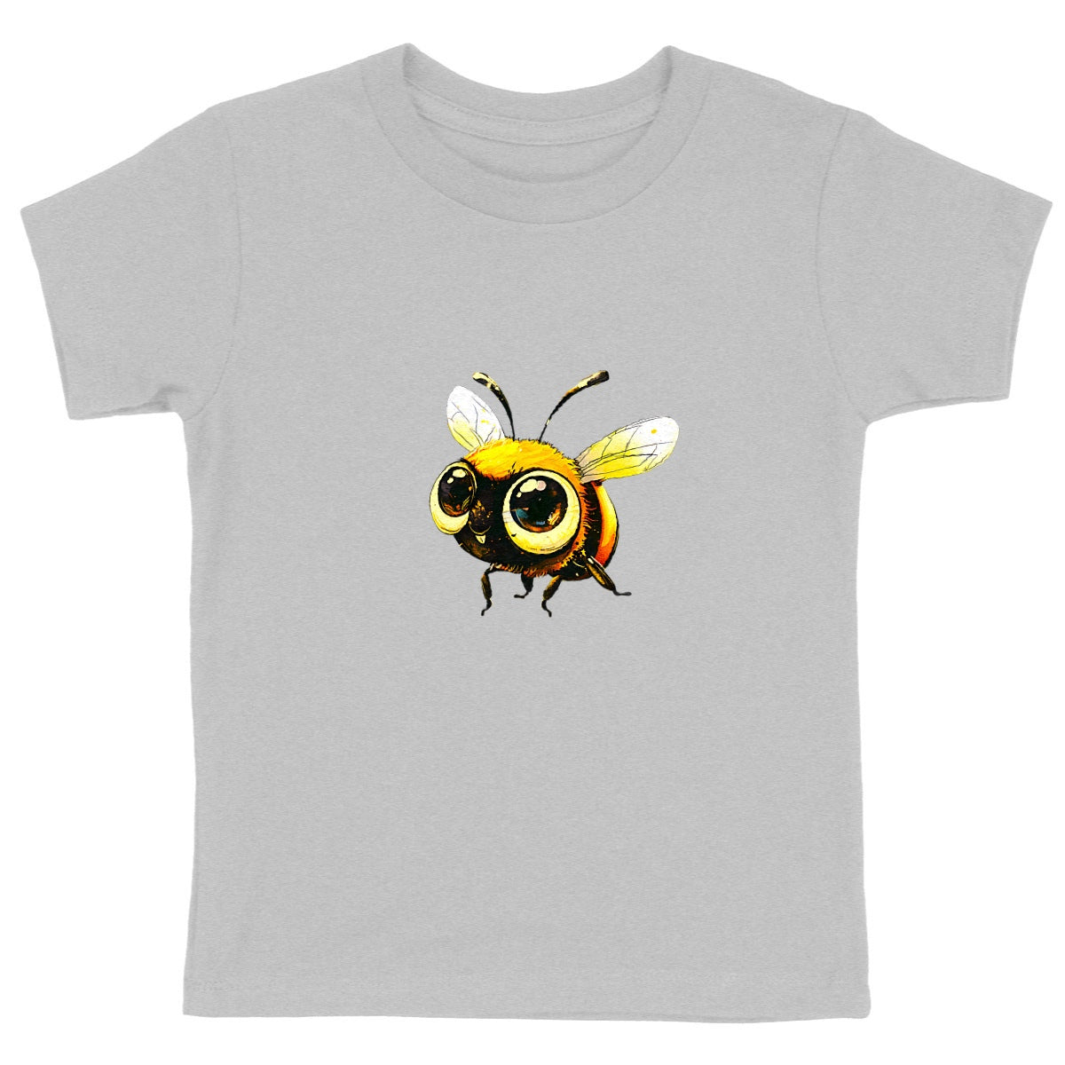 Cute Bee 3 Front T-shirt Enfant à Col Rond