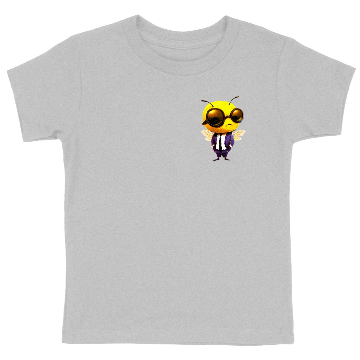 Dressed Up Bee 2 Logo T-shirt Enfant à Col Rond