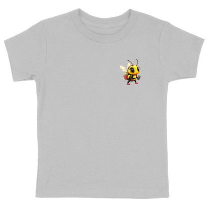 School Bee 1 Logo T-shirt Enfant à Col Rond