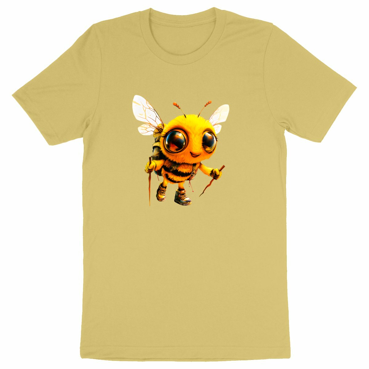 Hiking Bee 2 Front T-shirt Homme à Col Rond