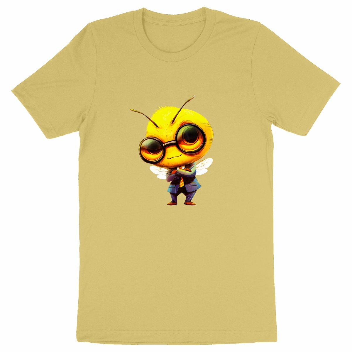 Dressed Up Bee 1 Front T-shirt Homme à Col Rond