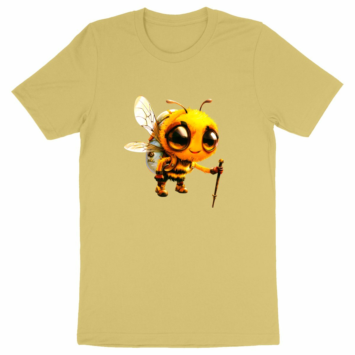 Hiking Bee 1 Front T-shirt Homme à Col Rond