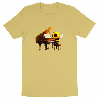 Piano Bee 1 Front T-shirt Homme à Col Rond