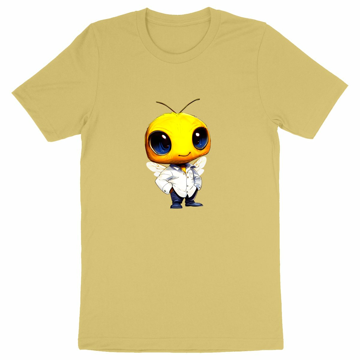 Dressed Up Bee 3 Front T-shirt Homme à Col Rond