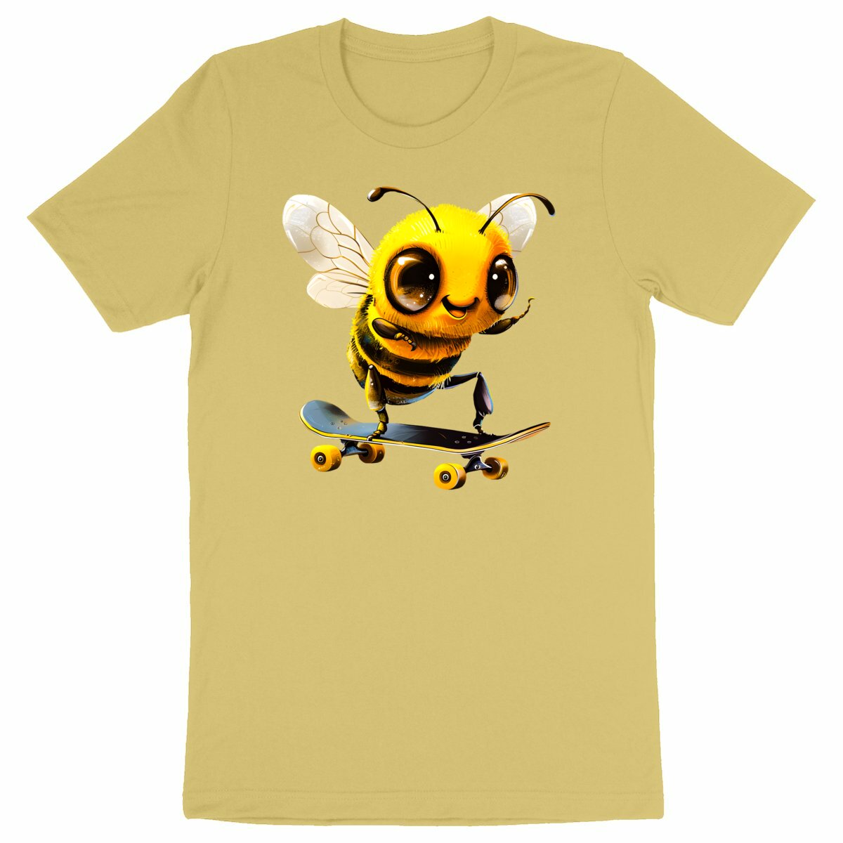 Skateboarding Bee Front