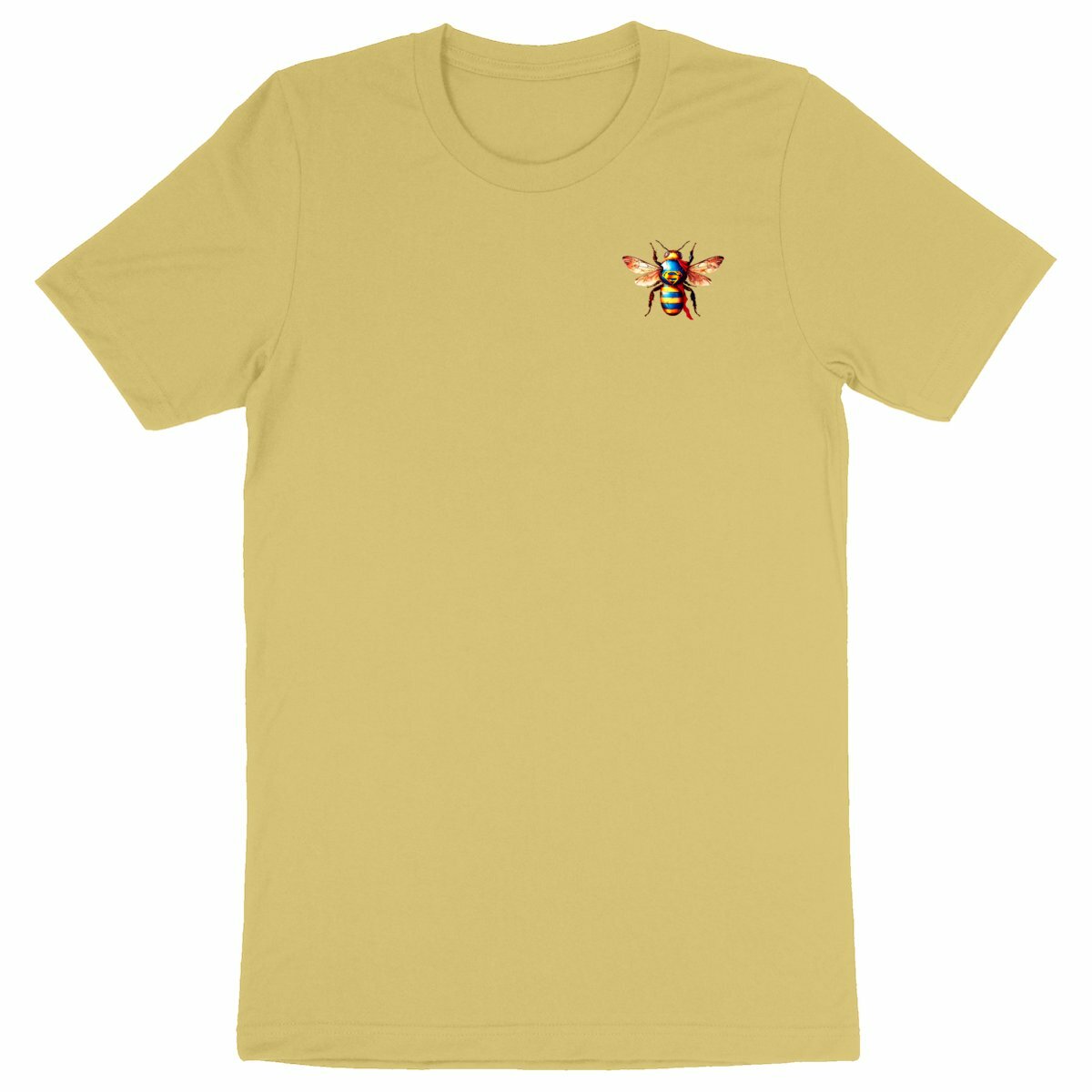 Super Man Bee Logo T-shirt Homme à Col Rond