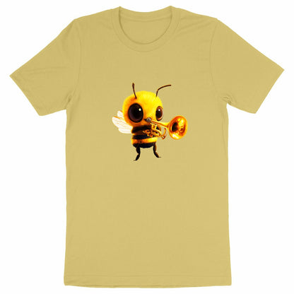 Trumpet Bee 1 Front T-shirt Homme à Col Rond