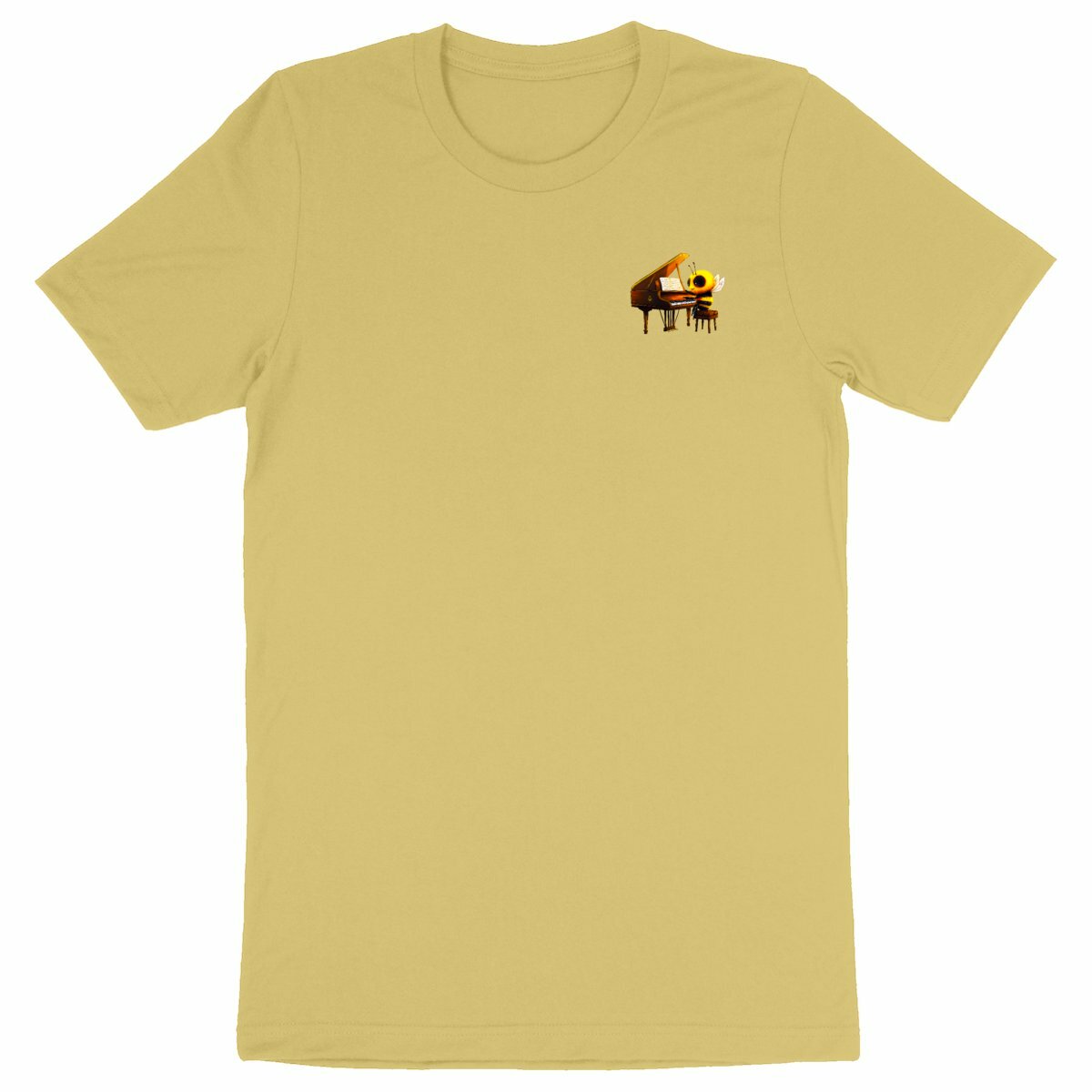 Piano Bee 1 Logo T-shirt Homme à Col Rond