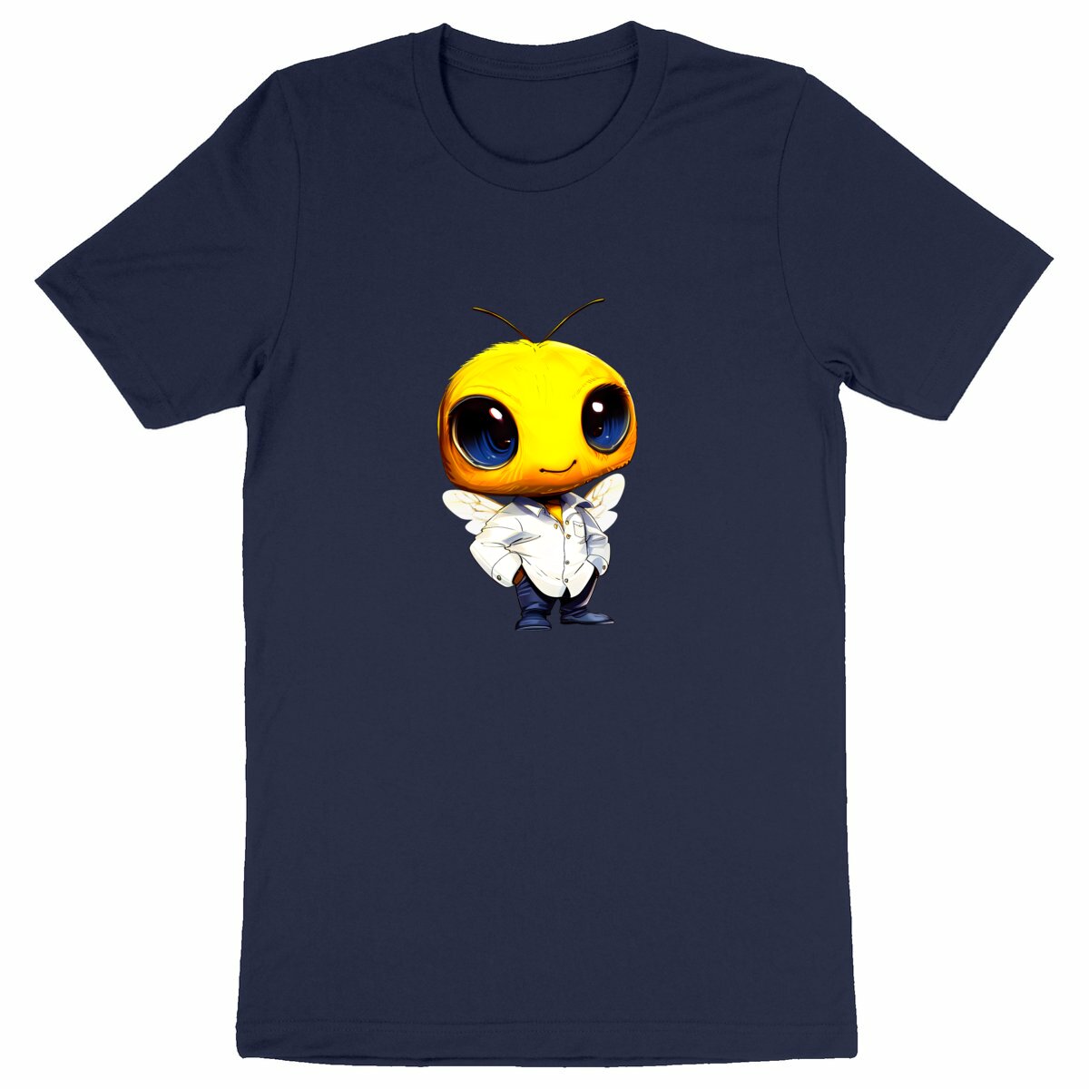 Dressed Up Bee 3 Front T-shirt Homme à Col Rond