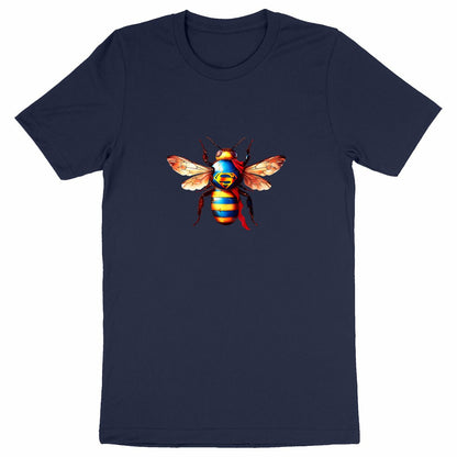 Super Man Bee Front T-shirt Homme à Col Rond