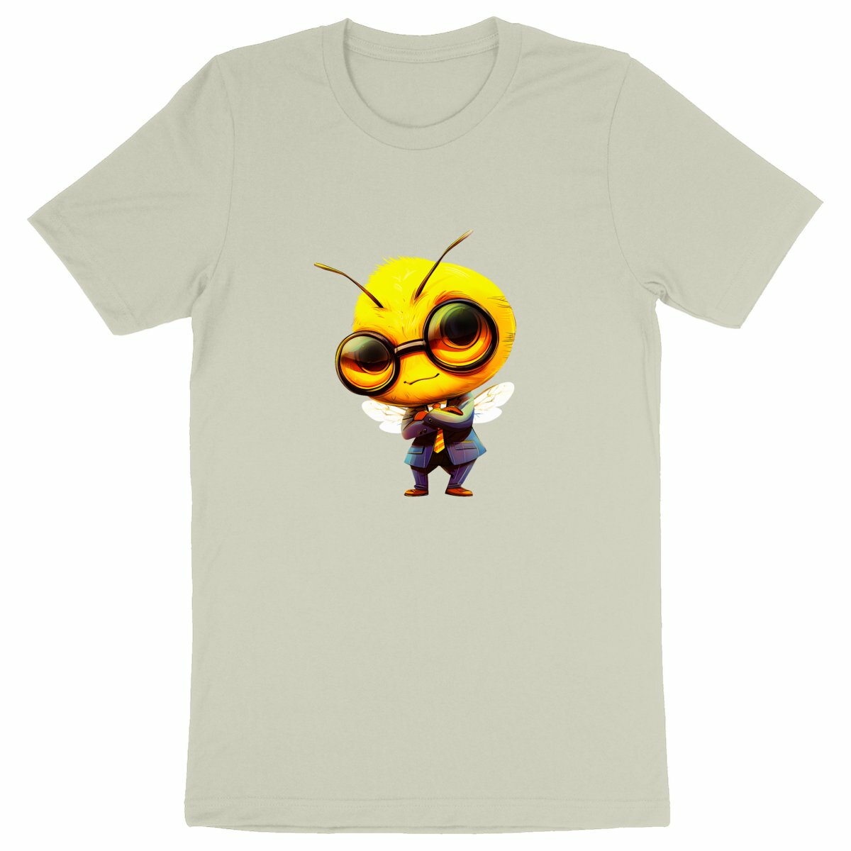 Dressed Up Bee 1 Front T-shirt Homme à Col Rond