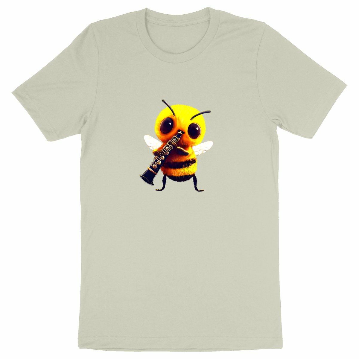 Clarinet Bee 1 Front T-shirt Homme à Col Rond