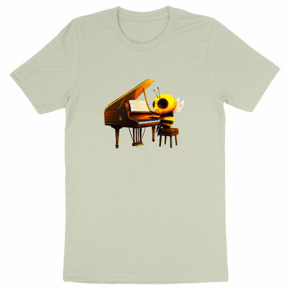 Piano Bee 1 Front T-shirt Homme à Col Rond