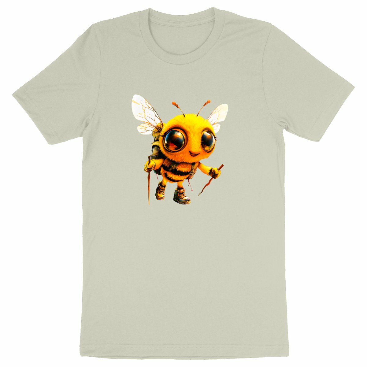 Hiking Bee 2 Front T-shirt Homme à Col Rond