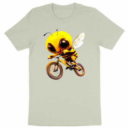 Biking Bee Front T-shirt Homme à Col Rond