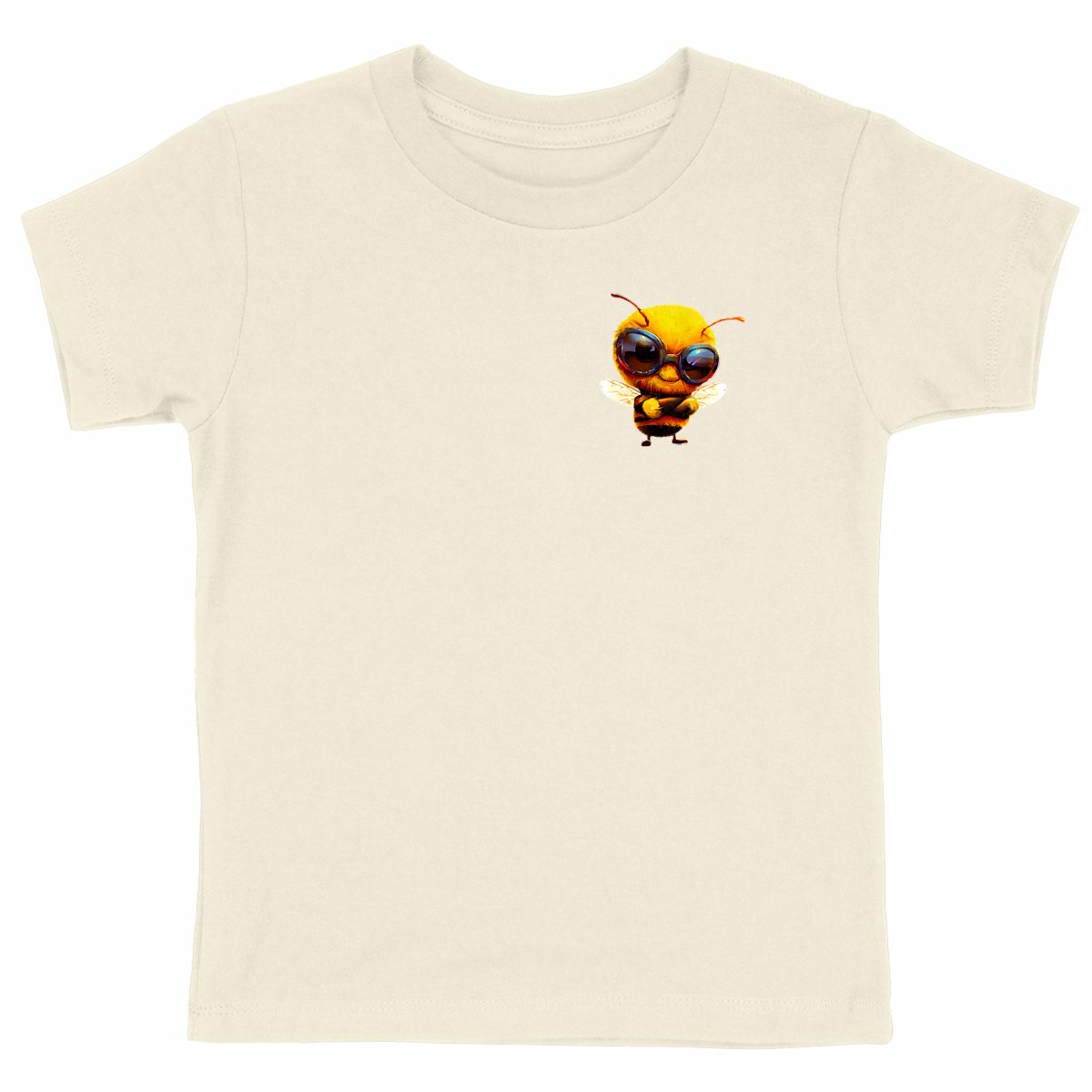 Cool Bee 2 Logo T-shirt Enfant à Col Rond