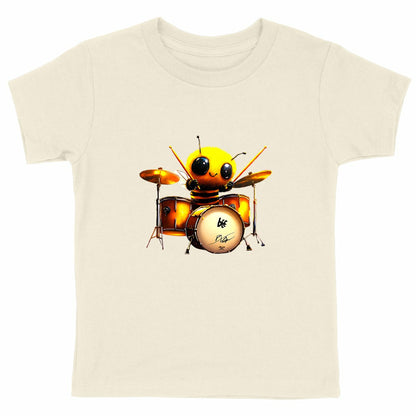 Battery Bee 2 Front T-shirt Enfant à Col Rond