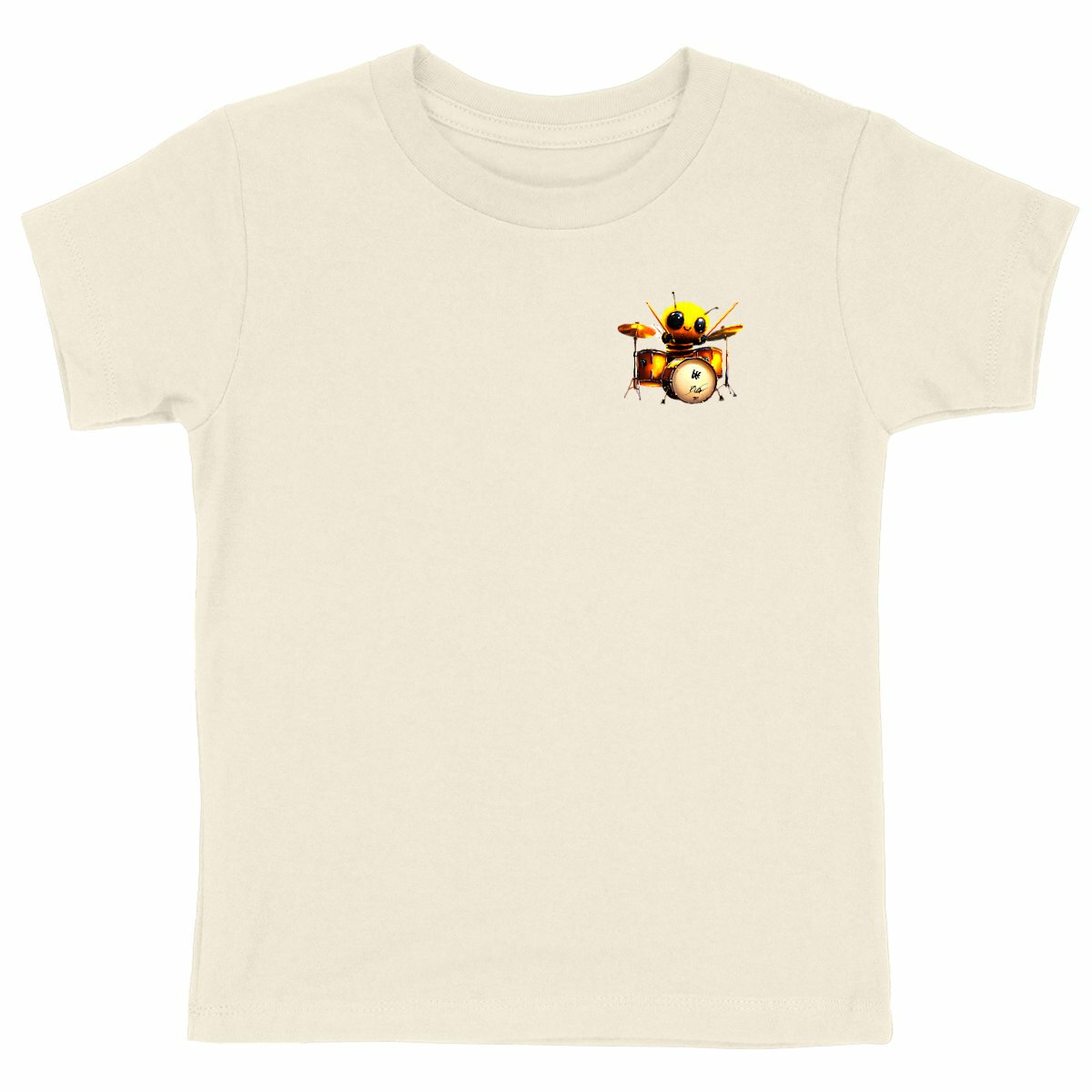 Battery Bee 2 Logo T-shirt Enfant à Col Rond