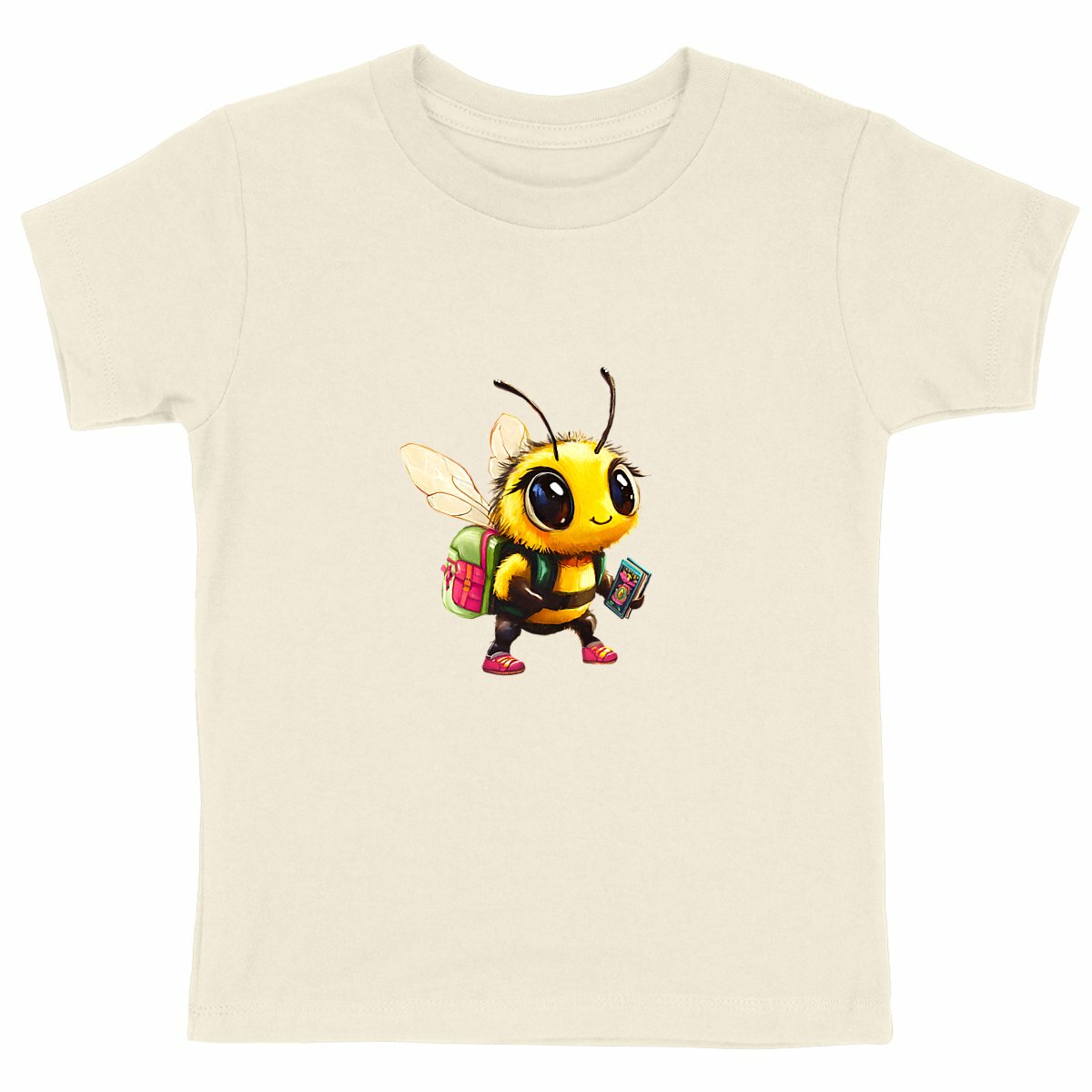 School Bee 1 Front T-shirt Enfant à Col Rond