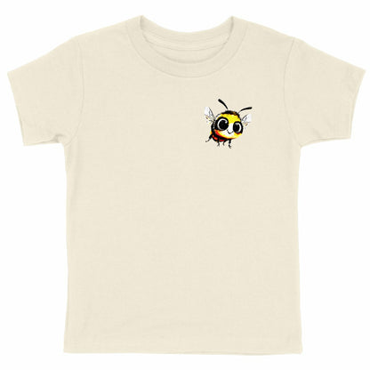 Cute Bee 1 Logo T-shirt Enfant à Col Rond