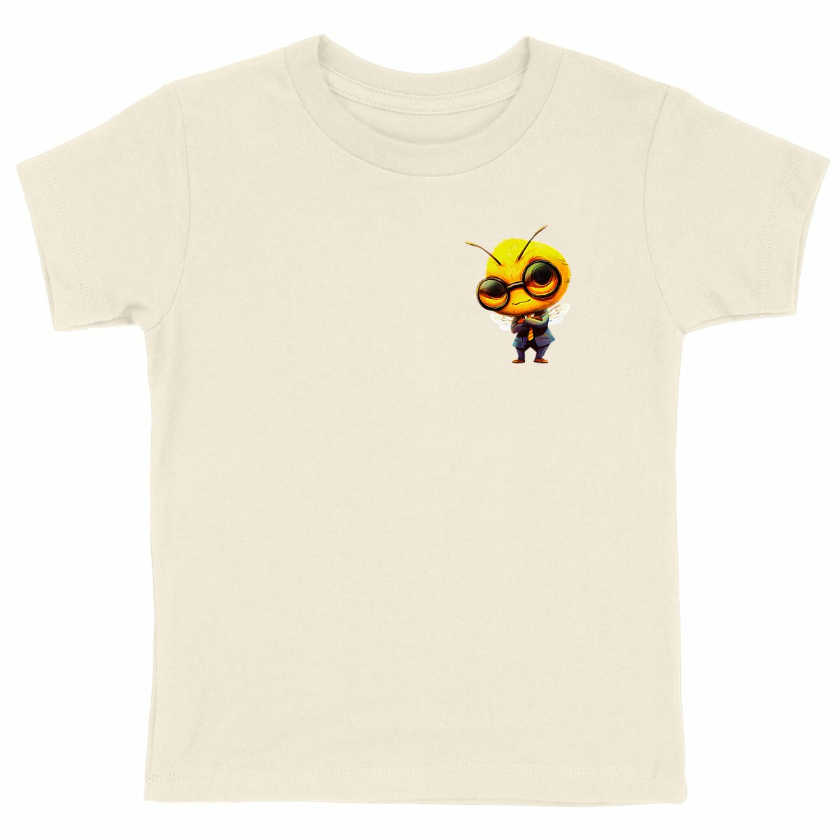 Dressed Up Bee 1 Logo T-shirt Enfant à Col Rond