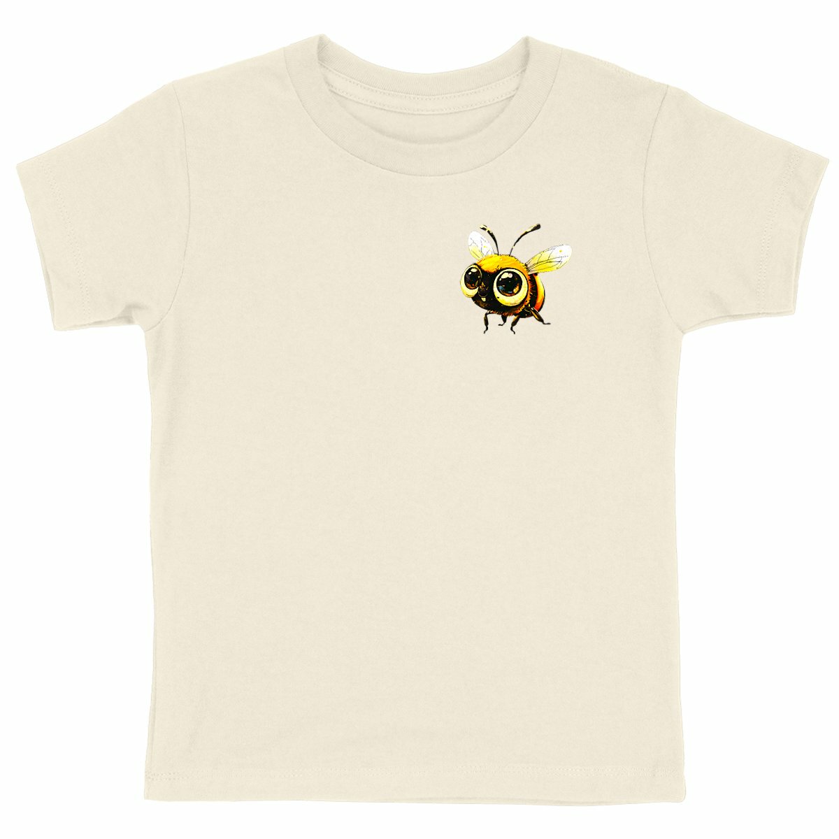 Cute Bee 3 Logo T-shirt Enfant à Col Rond