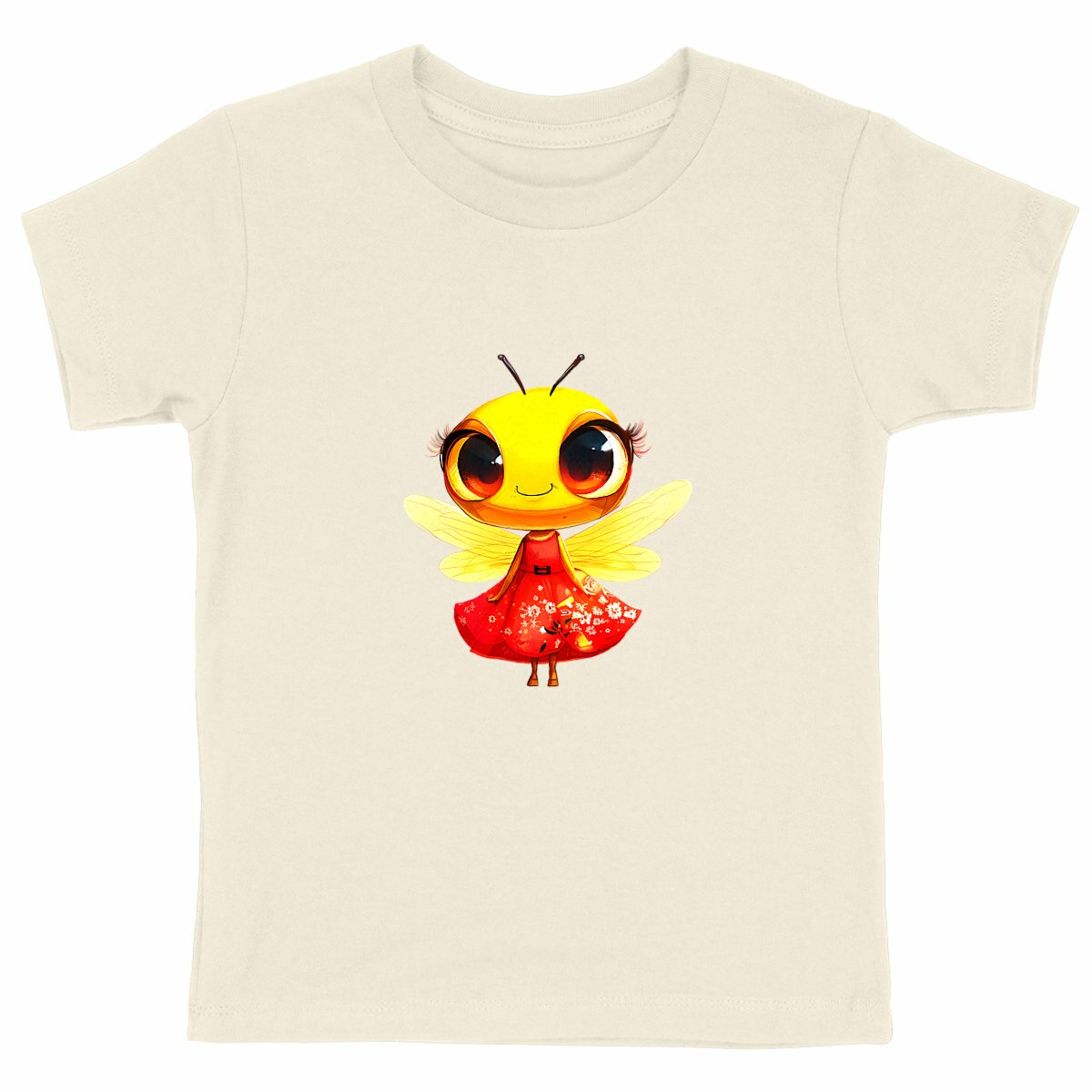 Dressed Up Bee 3 Front T-shirt Enfants à Col Rond