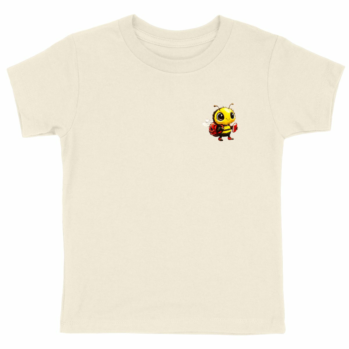 School Bee 2 Logo T-shirt Enfant à Col Rond