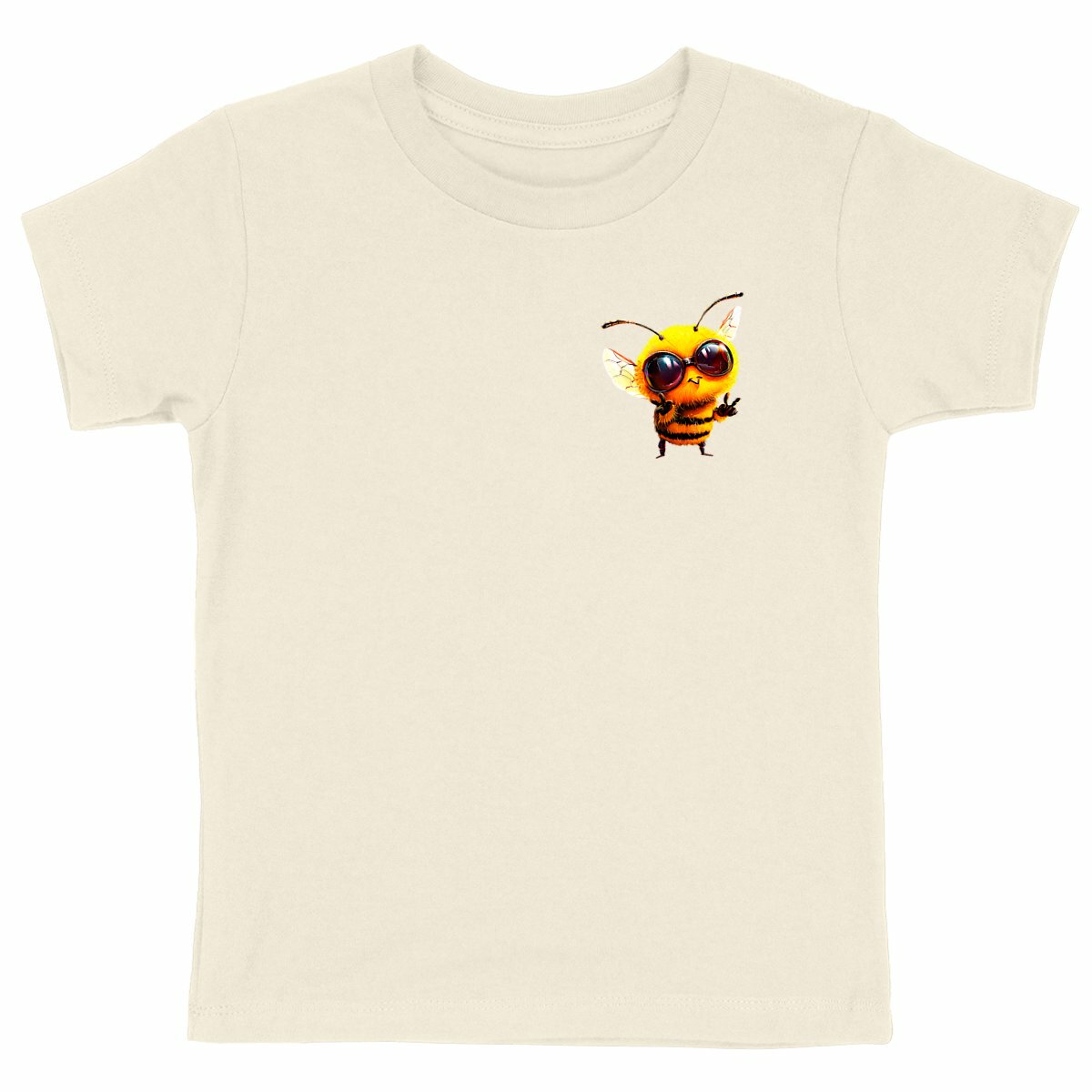 Cool Bee 1 Logo T-shirt Enfant à Col Rond