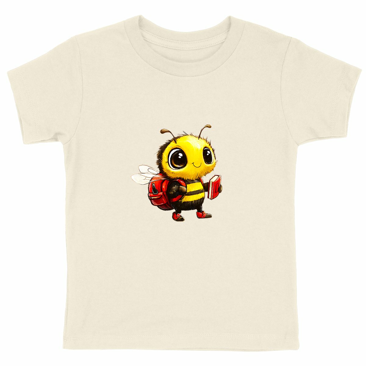 School Bee 2 Front T-shirt Enfant à Col Rond