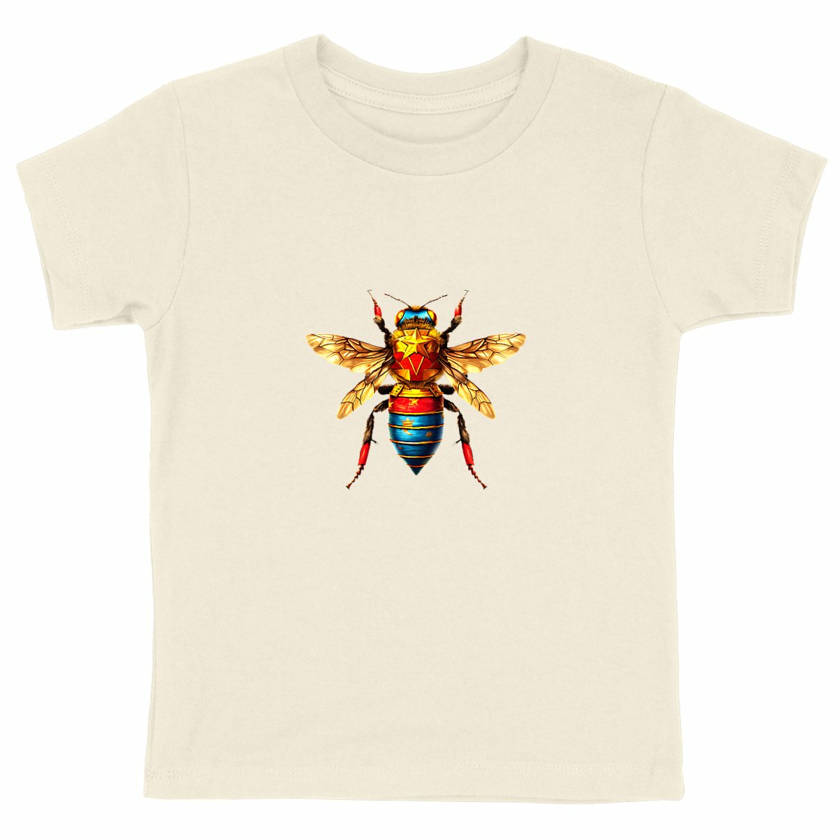 Wonder Woman Bee Logo T-shirt Enfant à Col Rond