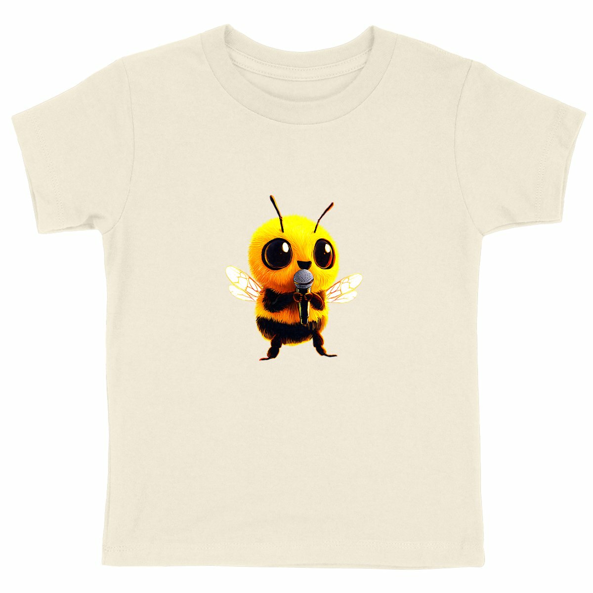 Singer Bee 1 Front T-shirt Enfant à Col Rond