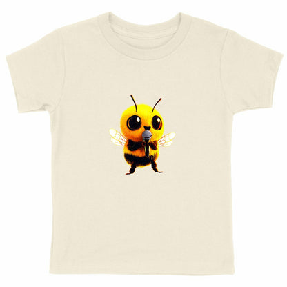 Singer Bee 1 Front T-shirt Enfant à Col Rond