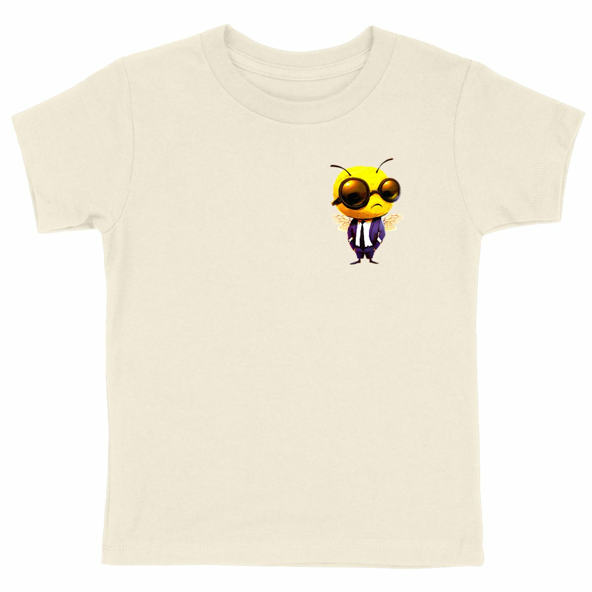 Dressed Up Bee 2 Logo T-shirt Enfant à Col Rond