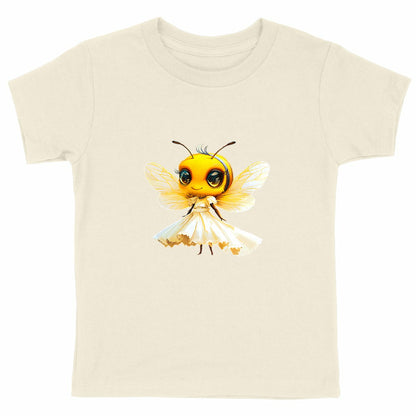 Dressed Up Bee 1 Front T-shirt Enfant à Col Rond